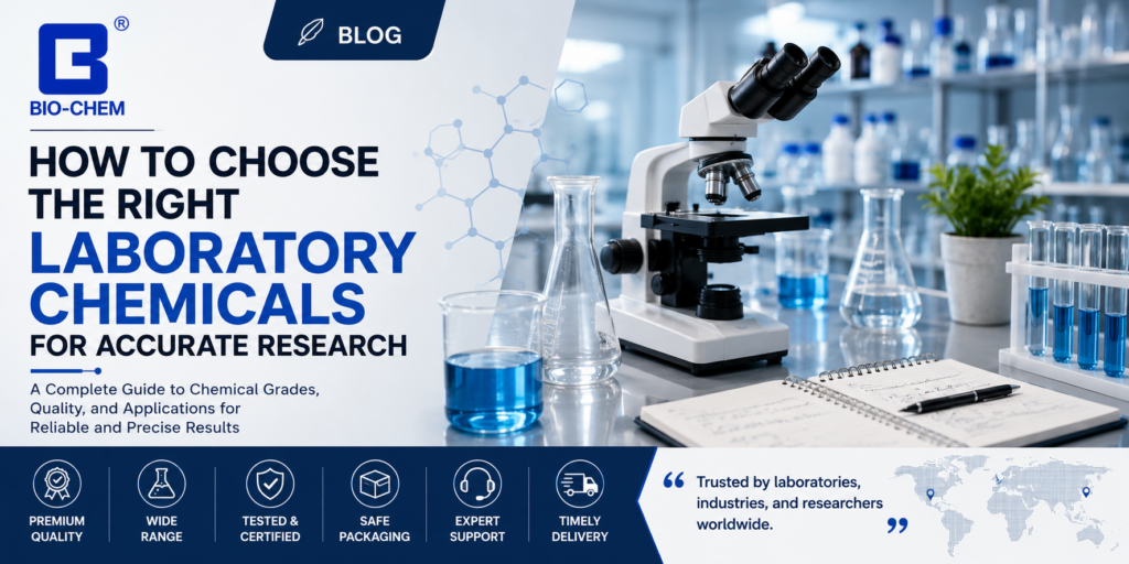 How to Choose the Right Laboratory Chemicals for Accurate Research